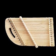 古琴 實木古箏小型便攜式小古箏21弦迷你初學者入門專業小古箏考級素面~【爆款】 歷史價格詳細信息