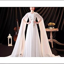 白色復古釘珠重工網紗性感透視優雅時尚婚紗宴會舞臺表演女禮服裙 歷史價格詳細信息