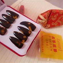 【締造】純手工打磨專業玳瑁色加厚凹槽古箏指甲雙面弧成人兒童八片裝 價格比較,價格查詢,歷史價格詳細信息