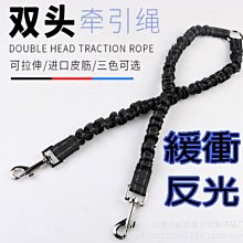 一拖二牽引繩雙頭自動伸縮狗鏈子小型犬二合一遛狗繩帶燈筒牽引繩~爆款 優惠價 歷史價格詳細信息