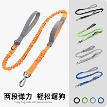 遛狗繩大型犬外出遛狗緩沖彈力拉帶反光狗鏈狗繩 防爆沖寵物伸縮牽引繩 免運 歷史價格詳細信息