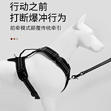 寵物狗用品大型犬牽引繩胸背帶調節背心式專用加粗防脫寵物牛皮遛狗繩牽引繩 歷史價格詳細信息