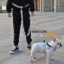 寵物狗狗胸背帶牽引繩中小型犬法斗柯基柴犬脖圈背心式遛狗繩寵物項圈牽引繩 歷史價格詳細信息