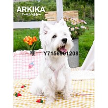 寵物ARKIKA小型犬狗狗牽引繩胸背式約克夏茶杯泰迪寵物網紅外出遛狗繩牽引繩 歷史價格詳細信息