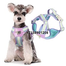 遛狗繩狗狗牽引繩背心式幼犬小型犬比熊泰迪博美寵物胸背帶遛狗繩小狗鏈 免運 歷史價格詳細信息