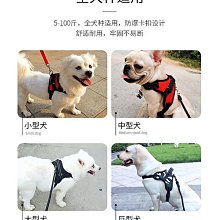 寵物胸背帶不勒脖反光透氣舒適狗背心中小型犬可調節胸背帶有牽繩 歷史價格詳細信息