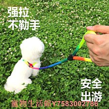 狗狗胸背帶外出狗狗牽引繩小型犬背心式遛狗繩貓咪泰迪牽狗繩套裝 歷史價格詳細信息