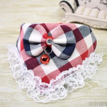 【胖胖糖】紅黑格充棉領結項圈(M號)-寵物項圈 安全扣 可伸縮 MIT手工 大中小型犬適用 貓項圈 狗項圈 頸圈 歷史價格詳細信息