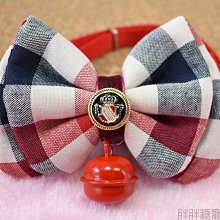 【胖胖糖】紅黑格充棉領結項圈(M號)-寵物項圈 安全扣 可伸縮 MIT手工 大中小型犬適用 貓項圈 狗項圈 頸圈 歷史價格詳細信息