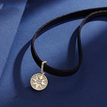 項鏈 項鏈女｜六芒星愿925純銀項鏈女ins輕奢小眾設計感2023新款生日禮物送女友。 歷史價格詳細信息