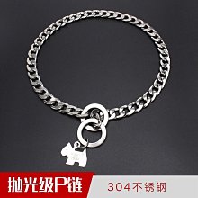 不銹鋼p鏈狗狗項圈無縫焊接不夾毛脖套狗鏈中大型犬金屬脖圈德牧 歷史價格詳細信息