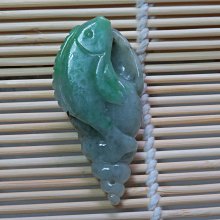 翡翠館 緬甸玉掛件 哪吒三太子 (淡紫色淡綠色 ) 緬甸玉翡翠a貨證書 歷史價格詳細信息