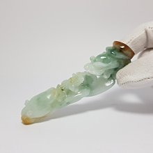 【順昌】《天然A貨 祥獅獻瑞 立體雕 緬甸翡翠把件(擺飾)》【紐約珠寶鑑定証書】Y806 歷史價格詳細信息