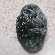 【晶玉珍藏館】．緬甸玉翡翠．油清Ａ貨水頭佳。龍牌~工藝佳~1元起標~歡迎加入粉絲 歷史價格詳細信息