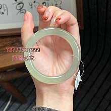 天然和田玉53.4圈口冰種晴水半山半水手鐲 53.4*9.9*9.9 送證書 料子冰透 翡翠 手鐲 收藏【二手】【大唐盛世】-885 價格比較,價格查詢,歷史價格詳細信息