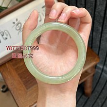 天然和田玉59圈口冰種晴水手鐲 59*11.6*9.2 送證書 料子冰潤細膩色澤清爽 翡翠 手鐲 收藏【二手】【大唐盛世】-947 歷史價格詳細信息