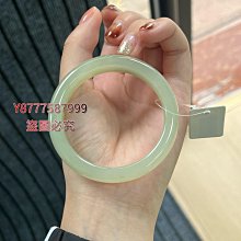 天然和田玉52.4圈口冰種晴水漸變手鐲 52.4*11.3*7.6 送證書 料子冰潤細膩 翡翠 手鐲 收藏【二手】【大唐盛世】-935 歷史價格詳細信息