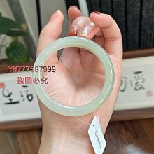 天然和田玉52.4圈口冰種晴水漸變手鐲 52.4*11.3*7.6 送證書 料子冰潤細膩 翡翠 手鐲 收藏【二手】【大唐盛世】-935 價格比較,價格查詢,歷史價格詳細信息