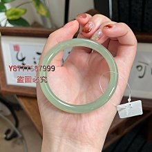 天然和田玉52.4圈口冰種晴水漸變手鐲 52.4*11.3*7.6 送證書 料子冰潤細膩 翡翠 手鐲 收藏【二手】【大唐盛世】-935 歷史價格詳細信息