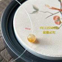 冰黃漸變色翡翠珠珠  尺寸卡6.47目測完美無紋裂天然無燒的紅黃特性會 翡翠 飾品 收藏【二手】【微淵古董】-658 歷史價格詳細信息