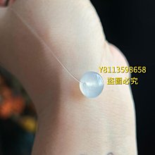 卡9.8左右 W30天然翡翠a冰糯淡綠淡晴底珠串手串 種老水足底子細 翡翠 飾品 收藏【二手】【金玉滿堂】-2791 歷史價格詳細信息