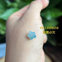 冰天空藍粉藍色翡翠珠珠  尺寸卡6.49完美無紋裂微微浮棉中老水長冰 翡翠 飾品 收藏【二手】【微淵古董】-678 歷史價格詳細信息