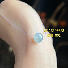 冰藍飄藍花翡翠多寶小鼓珠  尺寸卡6.72×4.9目測完美打燈一丟丟棉線微 翡翠 飾品 收藏【二手】【微淵古董】-981 歷史價格詳細信息