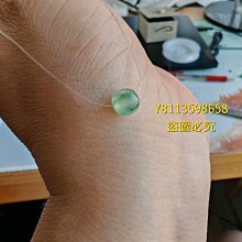 緬甸翡翠滿綠底飄金絲綠 14.4mm  這顆總體很美對于綠珠珠這么干凈的真的極 翡翠 飾品 收藏【二手】【朝天宮】-3493 歷史價格詳細信息