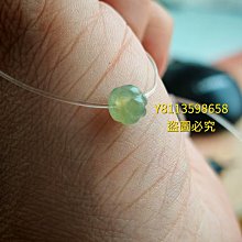 翡翠5.7&times;3算盤陽綠滿綠大珠 辣綠冰綠珠子 平安扣算盤珠隔 和田玉 玉石 文玩 -6947 歷史價格詳細信息