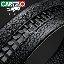 【熱賣精選】男士真皮自動扣皮帶條雙面頭層純牛皮帶卡槽光面3.5無扣頭腰帶荔枝紋底面 腰帶 腰封 歷史價格詳細信息