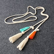 下殺 (null)編織腰帶女配裙簡約百搭裝飾牛仔褲腰帶大碼加長胖MM200斤皮帶潮 歷史價格詳細信息