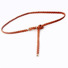 下殺 (null)編織腰帶女配裙簡約百搭裝飾牛仔褲腰帶大碼加長胖MM200斤皮帶潮 歷史價格詳細信息