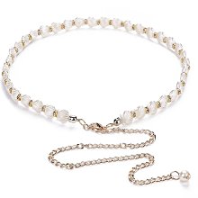 珍珠腰鏈女細配連衣裙子襯衫收腰裝飾腰帶金屬鏈條ins潮百搭時尚大衣腰帶-促銷 歷史價格詳細信息