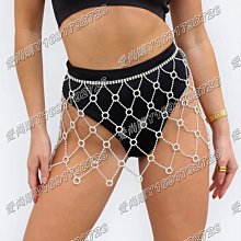 愛尚購11/23夜店滿鉆性感雙層腰鍊 歐美沙灘時尚水鉆身體鍊女chain 歷史價格詳細信息
