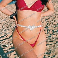 愛尚購11/23歐美愛心金屬腰鍊 心形吊墜水鉆腰鍊身體鍊套裝Waist chain 歷史價格詳細信息