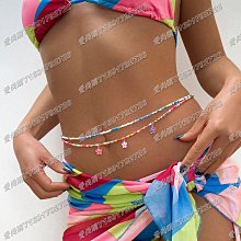 愛尚購04/07歐美簡約單層幾何圓珠鍊條束腰身體鍊 潮流金屬銅珠復古腰鍊 歷史價格詳細信息