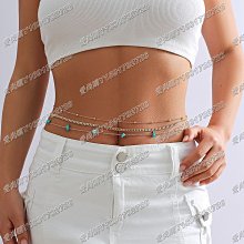 愛尚購04/07歐美簡約沙灘金屬細鍊條小花腰鍊 復古單層軟陶花朵女式身體鍊 歷史價格詳細信息