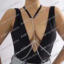 愛尚購04/07歐美飾品 性感潮流單層字母束腰鍊配飾 簡約創意幾何型身體鍊 歷史價格詳細信息