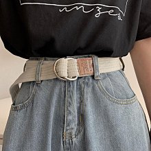 休閒皮帶免打孔鬆緊褲腰带 針扣皮帶 簡約皮帶 皮帶男 帆布腰帶男女男士皮帶 腰帶 (WWY25)【FIZZE】 歷史價格詳細信息