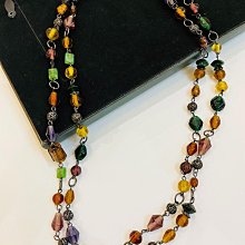 Vingate Glasses Lanyard Retainer Chain in Brass Box with Rhinestoned Eyeglasses 歷史價格詳細信息