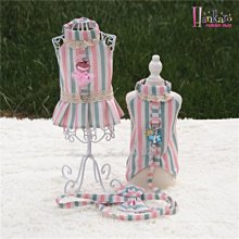 寵愛毛小孩粉綠條紋背心/裙裝胸背牽繩組(共四種尺寸) 價格比較,價格查詢,歷史價格詳細信息