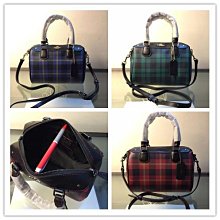 留學生like購 COACH 55446 蘇格蘭格子印花風格 波士頓枕頭包 手提單肩斜跨 價格比較,價格查詢,歷史價格詳細信息