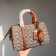 新款女包Ruby 18枕頭包丹寧牛仔迷你波士頓包單肩手提斜挎包 coach包大牌同款妖精 歷史價格詳細信息