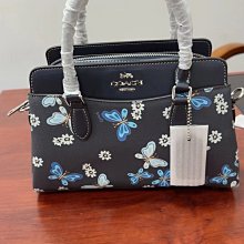 COACH CA212 Georgie 馬車LOGO撞色翻蓋馬鞍包.酒紅/橘 歷史價格詳細信息