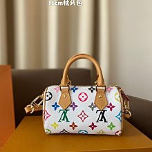 『瑤瑤代購』L家 手提包 最新款 頂級貨 原單大牌 時尚百搭白三彩系列Speedy nano枕頭包波士頓包42HJ625 價格比較,價格查詢,歷史價格詳細信息