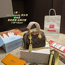 Leann代購~2024新款經典老花女士手提包單肩小洋氣女包托特包氣質百搭 29cm 配盒 歷史價格詳細信息