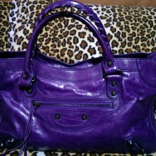 Balenciaga 機車包 紫色《精品女王全新&二手》 歷史價格詳細信息