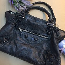 《真愛名牌精品店》Balenciaga WORK 204526  碳灰色 皮扣 機車包*7成新*32437 價格比較,價格查詢,歷史價格詳細信息