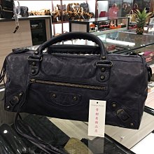 ** 香榭屋精品店 ** Balenciaga 巴黎世家 Work 黑色玫瑰金大釦機車包 手提包 (XB5256) 歷史價格詳細信息