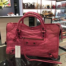 Balenciaga city 巴黎世家 藍色 大金釦 手提包 肩背包 機車包 歷史價格詳細信息